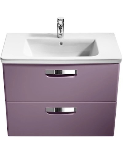 Тумба с раковиной фиолетовый 80 см Roca The Gap ZRU9302740 + 327470000