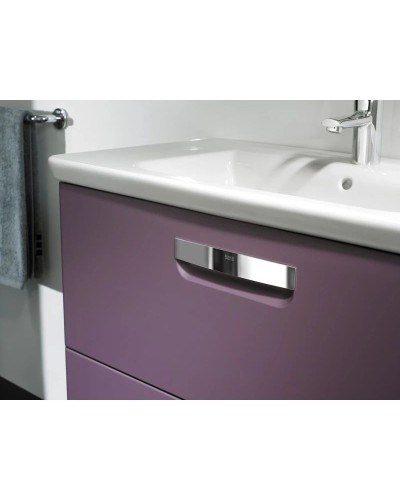 Тумба с раковиной фиолетовый 80 см Roca The Gap ZRU9302740 + 327470000