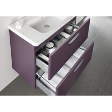 Тумба с раковиной фиолетовый 80 см Roca The Gap ZRU9302740 + 327470000