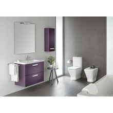 Тумба с раковиной фиолетовый 80 см Roca The Gap ZRU9302740 + 327470000