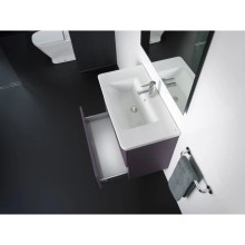 Тумба с раковиной фиолетовый 80 см Roca The Gap ZRU9302740 + 327470000