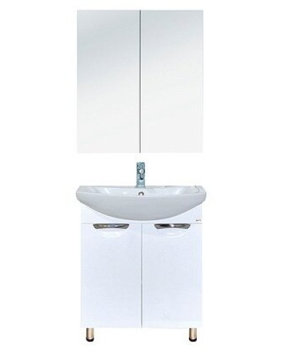 Лаванда - 70 Тумба прямая белая / раковина