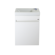 Эко мини - 40 Тумба подвесная, белая / раковина