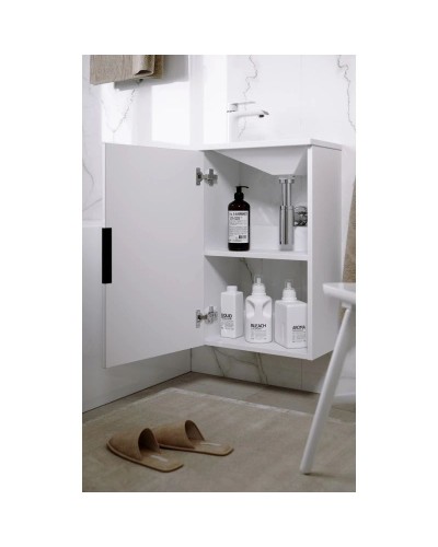 Тумба с раковиной белый глянец 41,5 см Aqwella 5 Stars Accent ACC0104W + Mal.04.04.D