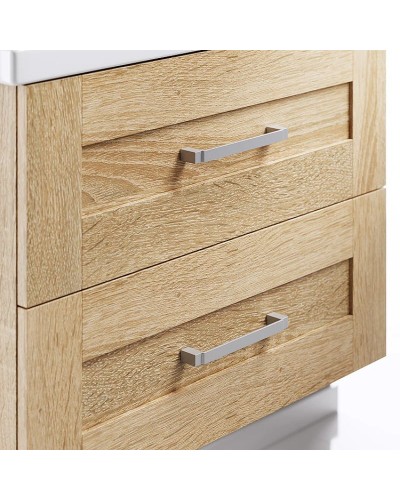 Тумба с раковиной дуб сонома 60,5 см Aqwella Foster FOS01062DS + 4640021060773