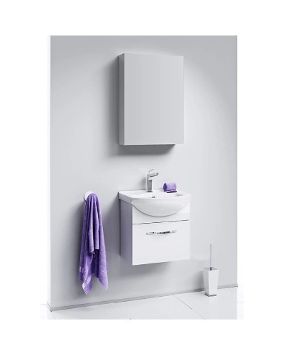 Тумба с раковиной белый глянец 50 см Aqwella Allegro Agr.01.05/1 + 4620008195766