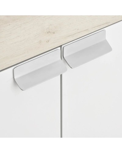 Тумба с раковиной белый глянец/дуб крафт 80 см Акватон Флай 1A2374K0FAX10