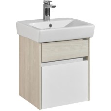 Тумба с раковиной белый глянец/ясень фабрик 50 см Акватон Верди 1A1959K1VDAV0