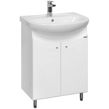 Тумба с раковиной белый глянец 66,5 см Акватон Минима 1A1042K1MN010