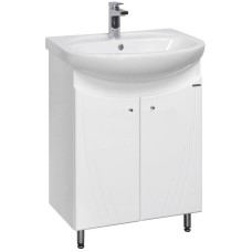Тумба с раковиной белый глянец 66,5 см Акватон Минима 1A1042K1MN010