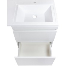 Тумба под раковину Style Line Даллас 120 Люкс Plus подвесная Белая