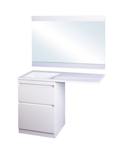 Тумба под раковину Style Line Даллас 110 Люкс Plus Белая