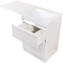 Тумба под раковину Style Line Даллас 110 Люкс Plus Белая