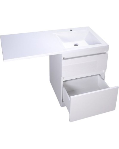 Тумба под раковину Style Line Даллас 110 Люкс Plus Белая