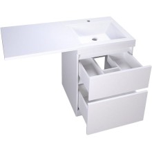 Тумба под раковину Style Line Даллас 110 Люкс Plus Белая