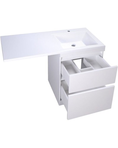 Тумба под раковину Style Line Даллас 110 Люкс Plus Белая