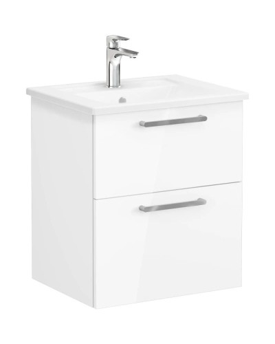 Тумба с раковиной белый глянец 60 см VitrA Root 66294