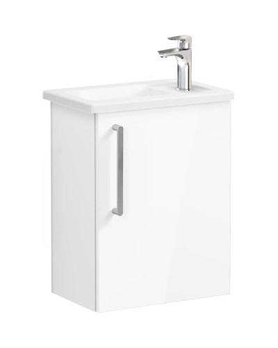 Тумба с раковиной белый глянец 45 см R VitrA Root 66330