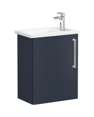 Тумба с раковиной темно-синий матовый 45 см L VitrA Root 68060