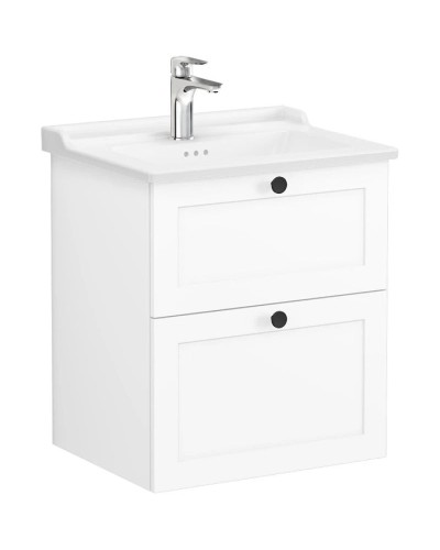 Тумба с раковиной белый матовый 60,5 см Vitra Root Classic 68848