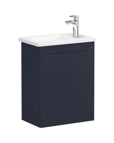 Тумба с раковиной темно-синий матовый 45 см L Vitra Root Classic 68608