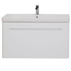 Тумба под раковину Aquanet София 105 199870 подвесная Белый глянец 199870