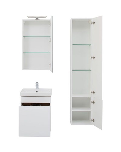 Тумба под раковину Aquanet София 50 201745 подвесная Белый глянец