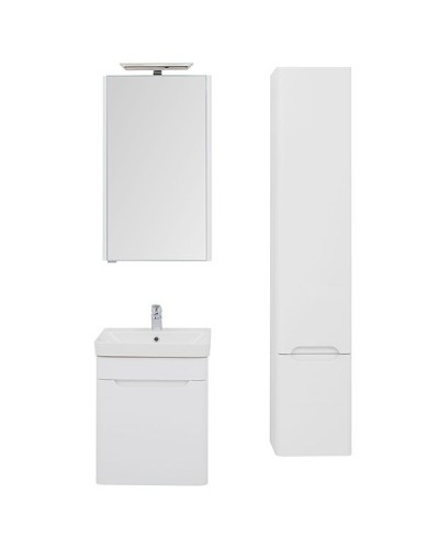 Тумба под раковину Aquanet София 50 201745 подвесная Белый глянец
