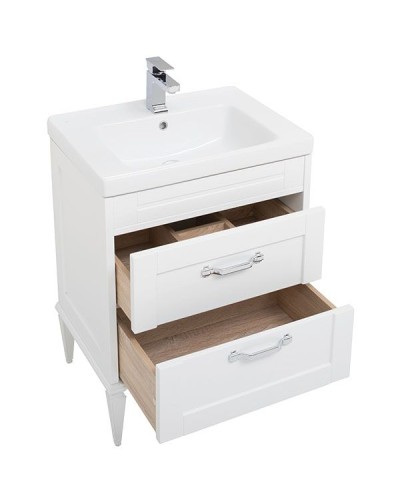 Тумба под раковину Aquanet Денвер 65 199210 Белый глянец