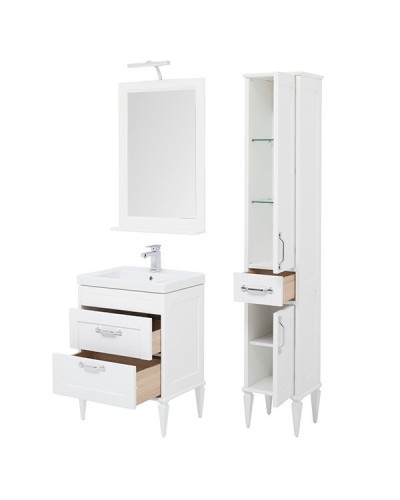 Тумба под раковину Aquanet Денвер 65 199210 Белый глянец