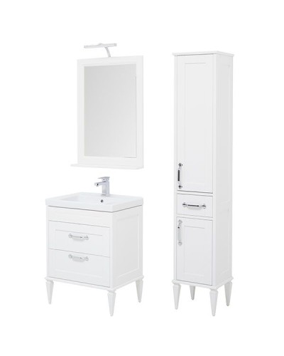 Тумба под раковину Aquanet Денвер 65 199210 Белый глянец