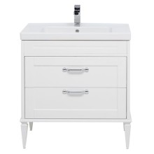 Тумба под раковину Aquanet Денвер 80 199211 Белый глянец