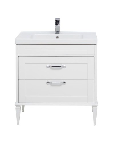 Тумба под раковину Aquanet Денвер 80 199211 Белый глянец