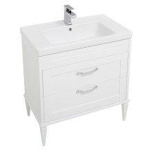 Тумба под раковину Aquanet Денвер 80 199211 Белый глянец