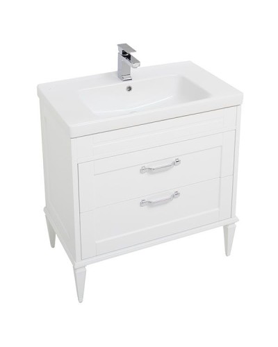 Тумба под раковину Aquanet Денвер 80 199211 Белый глянец