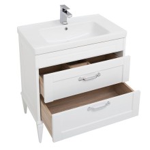 Тумба под раковину Aquanet Денвер 80 199211 Белый глянец