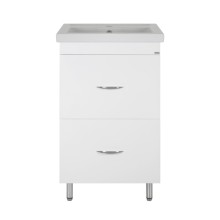 Фостер - 50 Тумба напольная с 2 ящ. белая / раковина