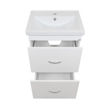 Фостер - 50 Тумба напольная с 2 ящ. белая / раковина