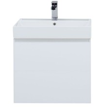 Тумба под раковину Aquanet Йорк 60 202094 подвесная Белый глянец