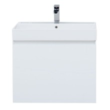 Тумба под раковину Aquanet Йорк 70 202093 подвесная Белый глянец