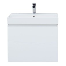 Тумба под раковину Aquanet Йорк 70 202093 подвесная Белый глянец