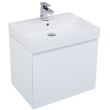 Тумба под раковину Aquanet Йорк 70 202093 подвесная Белый глянец