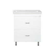 Фостер - 60 Тумба напольная с 2 ящ. белая / раковина