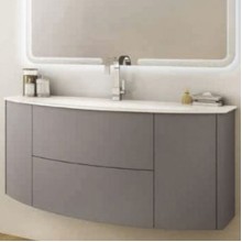 Тумба под раковину Cezares Eden 121 54417 подвесная Grigio talpa opaco