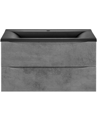 Тумба с раковиной бетон 90 см Vincea Mia VMC-2MA900BT + VCB-3M900B