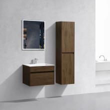 Тумба с раковиной дуб табачный 60 см Vincea Chiara VMC-2C600TO + VCB-13600W