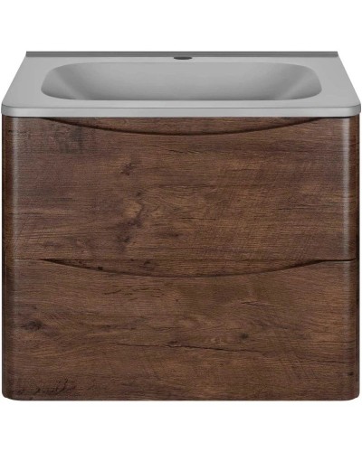 Тумба с раковиной темный дуб 59,4 см Vincea Paola VMC-2P600RW + VCB-2VP600G