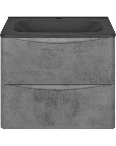 Тумба с раковиной бетон 59,4 см Vincea Paola VMC-2P600BT + VCB-2VP600B