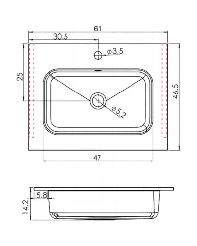 Тумба с раковиной дуб винтаж 61 см Vincea Norma VMC-2N600VO + VCB-2N600W