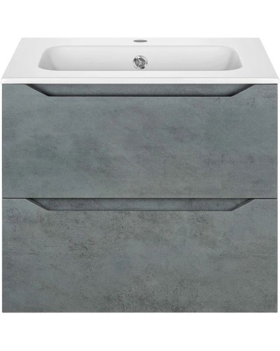 Тумба с раковиной бетон 61 см Vincea Norma VMC-2N600BT + VCB-2N600W